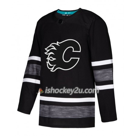 Mænd NHL Calgary Flames Trøje Blank Sort 2019 All-Star Adidas Authentic
